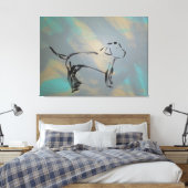 Stretched Canvas Print Leinwanddruck (Insitu (Schlafzimmer))