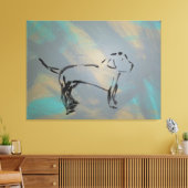 Stretched Canvas Print Leinwanddruck (Insitu (Wohnzimmer))