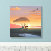 Stretched Canvas Print Leinwanddruck (Insitu (Holzboden))