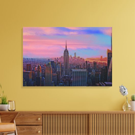 Stretched Canvas Print Leinwanddruck (Insitu (Wohnzimmer))