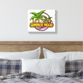 Stretched Canvas Print Leinwanddruck (Insitu (Schlafzimmer))