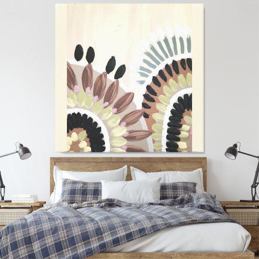 Stretched Canvas Print Leinwanddruck (Insitu (Schlafzimmer))