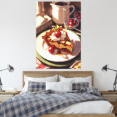 Stretched Canvas Print Leinwanddruck (Insitu (Schlafzimmer))