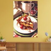 Stretched Canvas Print Leinwanddruck (Insitu (Wohnzimmer))
