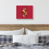 Stretched Canvas Print Leinwanddruck (Insitu (Schlafzimmer))