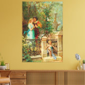 Stretched Canvas Print Leinwanddruck (Insitu (Wohnzimmer))