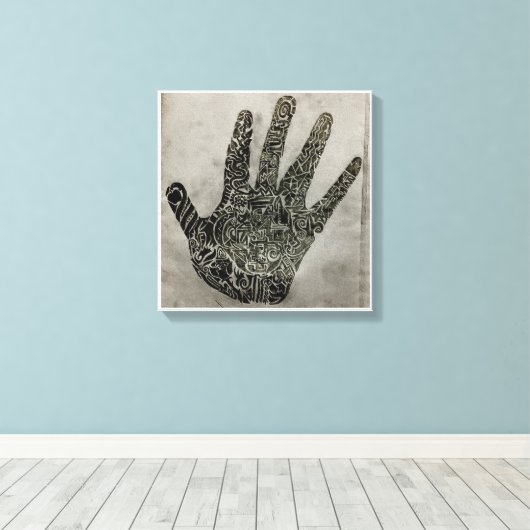 Stretched Canvas Print Leinwanddruck (Insitu (Holzboden))