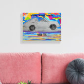 Stretched Canvas Print Leinwanddruck (Insitu (Wohnzimmer))