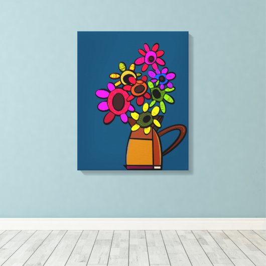 Stretched Canvas Print Leinwanddruck (Insitu (Holzboden))