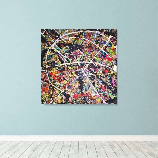 Stretched Canvas Print Leinwanddruck (Insitu (Holzboden))