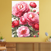 Stretched Canvas Print Leinwanddruck (Insitu (Wohnzimmer))