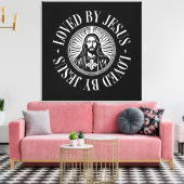 Stretched Canvas Print Leinwanddruck (Insitu (Wohnzimmer))