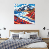 Stretched Canvas Print Leinwanddruck (Insitu (Schlafzimmer))