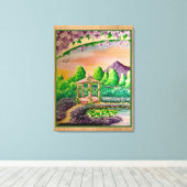 Stretched Canvas Print Leinwanddruck (Insitu (Holzboden))