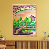 Stretched Canvas Print Leinwanddruck (Insitu (Wohnzimmer))