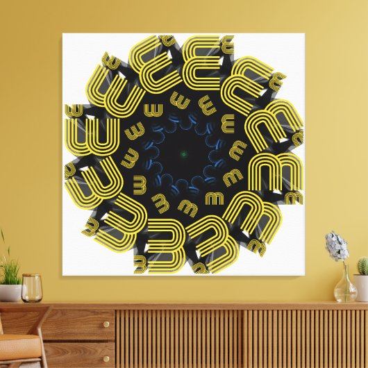 Stretched Canvas Print Leinwanddruck (Insitu (Wohnzimmer))