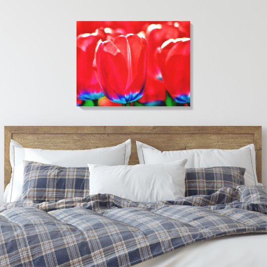 Stretched Canvas Print Leinwanddruck (Insitu (Schlafzimmer))