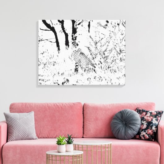 Stretched Canvas Print Leinwanddruck (Insitu (Wohnzimmer))