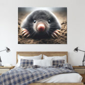 Stretched Canvas Print Leinwanddruck (Insitu (Schlafzimmer))