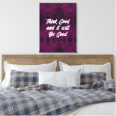 Stretched Canvas Print Leinwanddruck (Insitu (Schlafzimmer))