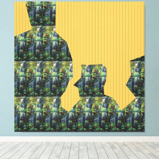 Stretched Canvas Print Leinwanddruck (Insitu (Holzboden))