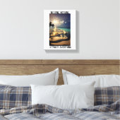 Stretched Canvas Print Leinwanddruck (Insitu (Schlafzimmer))