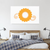 Stretched Canvas Print Leinwanddruck (Insitu (Schlafzimmer))