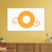 Stretched Canvas Print Leinwanddruck (Insitu (Wohnzimmer))