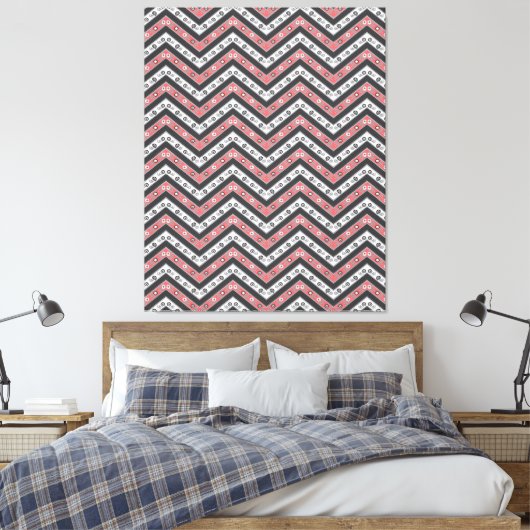 Stretched Canvas Print Leinwanddruck (Insitu (Schlafzimmer))