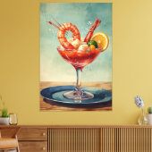 Stretched Canvas Print Leinwanddruck (Insitu (Wohnzimmer))