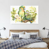 Stretched Canvas Print Leinwanddruck (Insitu (Schlafzimmer))