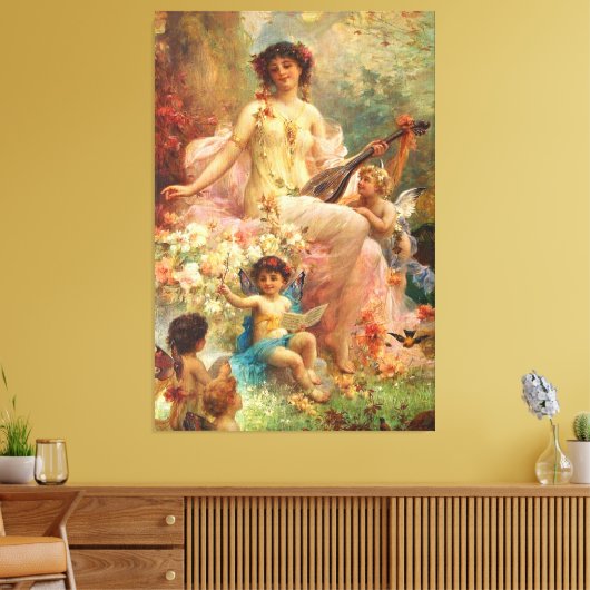 Stretched Canvas Print Leinwanddruck (Insitu (Wohnzimmer))