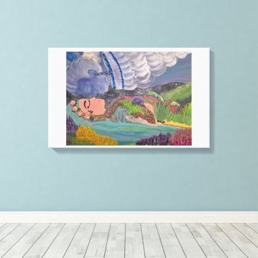 Stretched Canvas Print Leinwanddruck (Insitu (Holzboden))