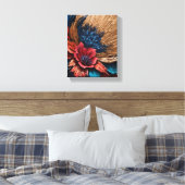 Stretched Canvas Print Leinwanddruck (Insitu (Schlafzimmer))