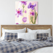 Stretched Canvas Print Leinwanddruck (Insitu (Schlafzimmer))