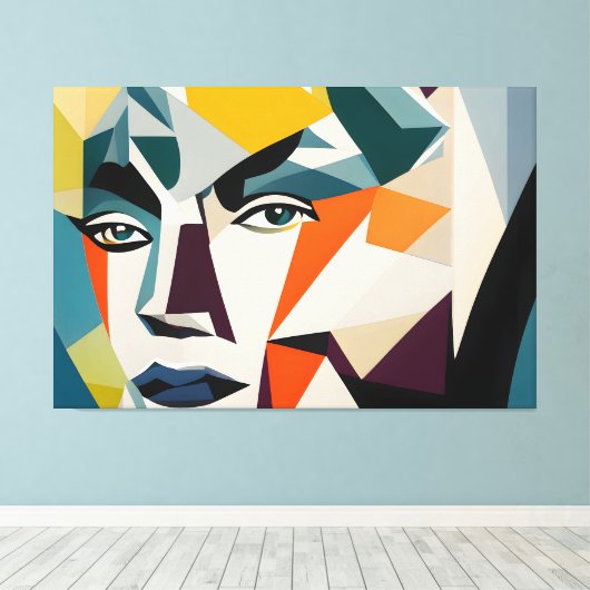 Stretched Canvas Print Leinwanddruck (Insitu (Holzboden))