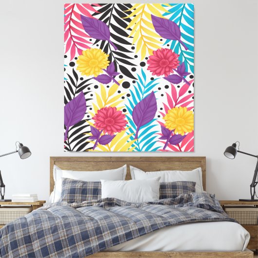 Stretched Canvas Print Leinwanddruck (Insitu (Schlafzimmer))