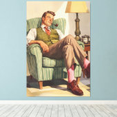 Stretched Canvas Print Leinwanddruck (Insitu (Holzboden))