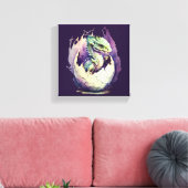 Stretched Canvas Print Leinwanddruck (Insitu (Wohnzimmer))