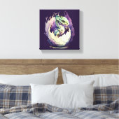 Stretched Canvas Print Leinwanddruck (Insitu (Schlafzimmer))