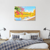 Stretched Canvas Print Leinwanddruck (Insitu (Schlafzimmer))