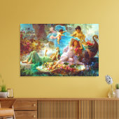 Stretched Canvas Print Leinwanddruck (Insitu (Wohnzimmer))
