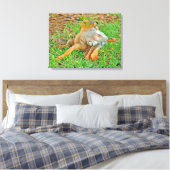 Stretched Canvas Print Leinwanddruck (Insitu (Schlafzimmer))