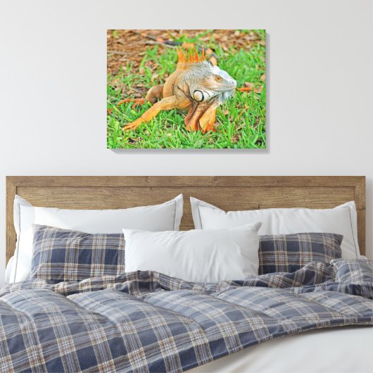 Stretched Canvas Print Leinwanddruck (Insitu (Schlafzimmer))