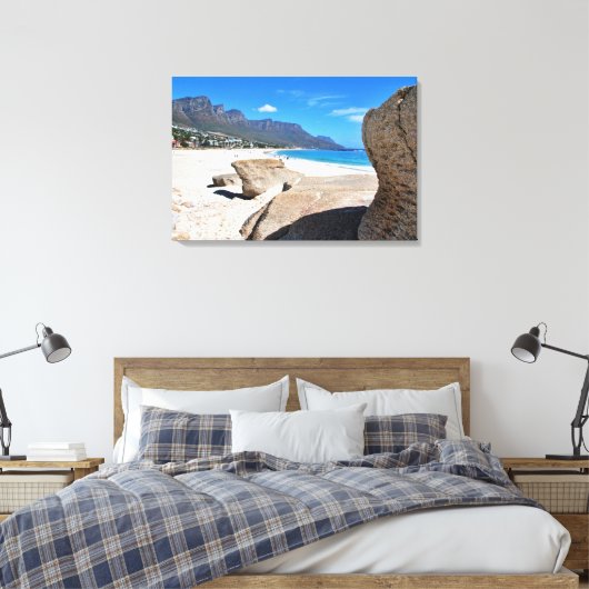 Stretched Canvas Print Leinwanddruck (Insitu (Schlafzimmer))