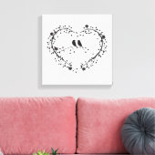 Stretched Canvas Print Leinwanddruck (Insitu (Wohnzimmer))