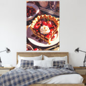 Stretched Canvas Print Leinwanddruck (Insitu (Schlafzimmer))