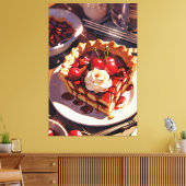 Stretched Canvas Print Leinwanddruck (Insitu (Wohnzimmer))