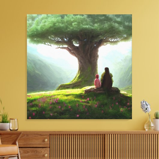 Stretched Canvas Print Leinwanddruck (Insitu (Wohnzimmer))