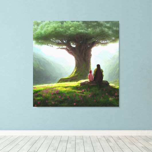 Stretched Canvas Print Leinwanddruck (Insitu (Holzboden))